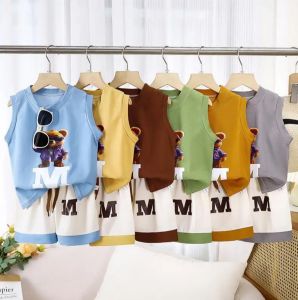 LightShine Childrens Summer Vest Set Baby Boy Baby Girl Sleeveless Shirts Shorts Two Piece Set Packing