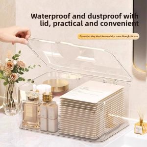 Transparent Flip Top Dustproof Storage Box