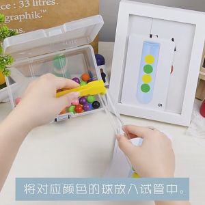 Mainan Edukasi Anak Montessori: Bola-Bola Kayu Warna-Warni