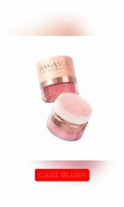 Hanasui Perfect Cheek Blush & Go Powder 2.5g - Blush On Powder Natural Radiant Finish Melembabkan Cerah Antioksidan
