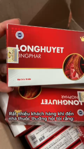 Tập Hoa Y Tế Long Huyết Kingphar hộp 2 x 10 viên hỗ trợ cải thiện lưu thông máu giảm đau khớp bổ máu.