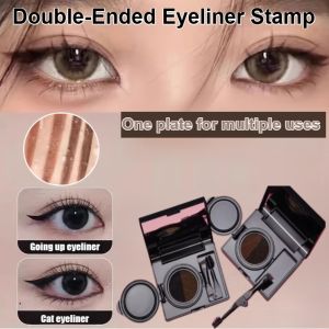 Eyeliner Stamp Set Eyeliner Pen Waterproof Easy To Use Quick Dry Beginner Friendly Makeup Tool
