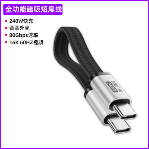 Bissox | Dây Cáp Sạc Từ CtoC USB4 Chức Năng Đầy Đủ Nạp Nhanh 240W Dẹp Ngắn