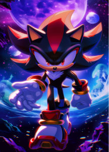 Bandai | Bộ Tranh Sơn Dầu Theo Số Nhân Vật Anime Sonic - Trang Trí Tường Nhà Hiện Đại Cho Phòng Khách Phòng Ngủ Không Bao Gồm Khung