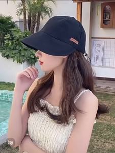 【Ganggang】หมวกบัคเก็ต หมวกปีกกว้าง ปรับขนาดได้ ป้องกันรังสียูวี ป้องกันแสงแดด แฟชั่นฤดูร้อน สําหรับผู้หญิง
