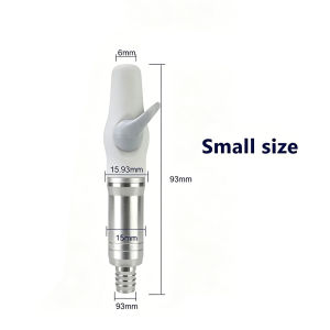 JNSUR Dental Suction Control Valve Strong Weak Suction Adjustable Open Close Lever 6mm 11mm Internal Diameter 9mm Connector