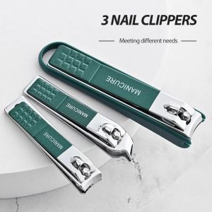 1 Pcs Or 4Pcs Nail Clippers Set Manicure & Pedicure Beauty Tool Stainless Steel Splash-proof Nail Clipper Set for Fingers & Toes