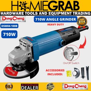 DONG CHENG 710W Angle Grinder (Toggle Switch) - Heavy Duty‼️DSM04-100B‼️