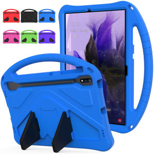 เคสเด็กสำหรับ Samsung แท็บเล็ตแถบเคสสำหรับ Galaxy ที่วางโทรศัพท์แบบตั้งได้ที่เป็นมิตรกับเด็กกันกระแทก S11 2025/S10บวก12.4/แท็บ S10 Lite/ S10 FE/แท็บ S9บวก/A11บวก/แท็บ A9บวก/A11 A9/S8บวก/S7 FE/S7พลัส/A7ไลต์/S6ไลท์