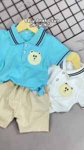 Setelan Baju Anak SNOWING 1-4 Tahun / Baju Anak Berkualitas