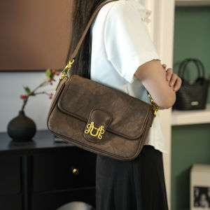 Jacoponnus Genuine Suede Underarm Bag Womens New 2025 Lightweight Luxury Commuter Crossbody Envelope Bag Soft Leather