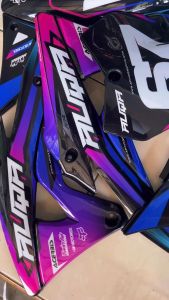 Decal Stiker KLX Gordon Warna Hitam Gaya Gradasi