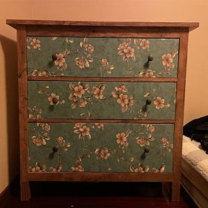 American Retro Style Cabinet Renovation Sticker Glass Door Wardrobe Color Change Self Adhesive Wall Paper Home Decor