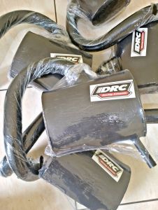 ORIGINAL DRC !!! Knalpot vespa standar racing hitam dop ORIGINAL DRC Treng teng teng