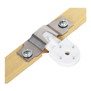 Invisible Picture Frame Hooks Double-Sided Sawtooth Hardware Wall Mounted Hidden Nail-Free Plastic Hooks for Wall Art Decor