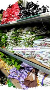 glamour curtain  with ring curtain grommet/ kurtina pangbintana us katrina cloth/ window curtain 6ft/7ft haba