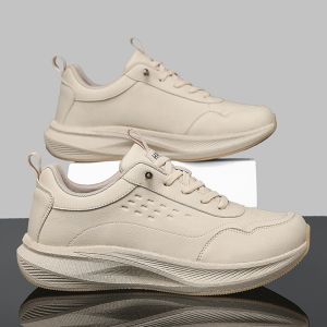 CVPAJ | Wide Fit Waterproof Leather Running Shoes