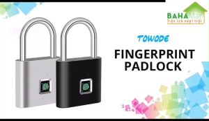 KHÓA THÔNG MINH SẠC ĐIỆN MỞ BẰNG VÂN TAY "BAHAMAR" chỉ mất 1 giây để mở khóa dễ dàng để hoạt động cài đặt tối đa 10 vân tay lưu trữ trực tiếp trong khóa thông minh.