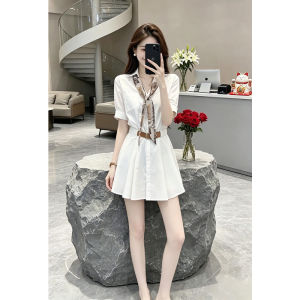 Shalldoer | V-Neck Slim Waist French Style Dress
