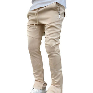 2025 Sport Pants Mens Korean Autumn Bunched Ankle Pants Stretch Slim Schoolbag Bag Fashion Brand Running Casual Long Pants