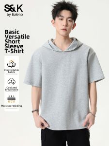BALENO | Summer Hooded Short Sleeve Mens T-shirt