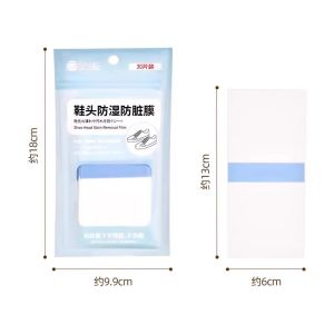 Travel Essentials Eight-Piece Set Disposable Waterproof Shoe Head Film Dirt-Resistant Stickers for Short-Term Trips And Hiking