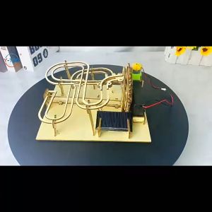 เล่น 3D ขับเคลื่อน ไม้ประกอบ Solar ดิฉันเพื่อการเรียนรู้ DIY วิทยาศาสตร์ ส่งด่วน
