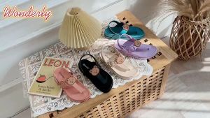 2025-1 [WONDERLY] Sandal Wanita Tali Jelly