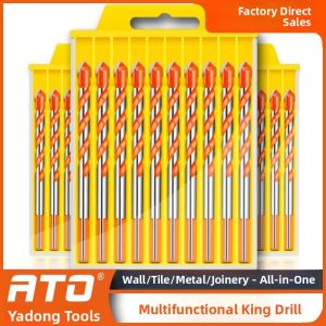 High Hardness Alloy Tile Concrete Glass Drill Bit Master Cock Special Purpose Corner Drill Head for Punching Holes in Tiles