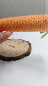 (CÓ KÊU) SIZE LỚN ĐỒ CHƠI CHO MÈO CÀ RỐT DÂY THỪNG CHO MÈO GẶM MÀI RĂNG XÃ STREESS