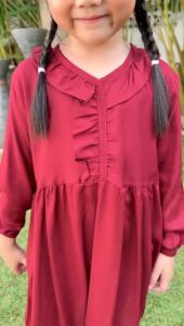 Baju Tunik Anak Raisa Smilee Rayon Adem Lembut Size 2-10 Tahun