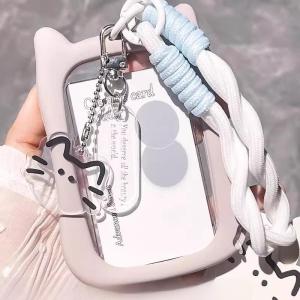 Cute and Transparent ID Card Holder
