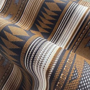 Brown Etnik Stripe | Traditional Design Fabrics Textile Tela | Katutubo 60 inches width sold per yard (Continuous/uncut) by SewWearStore