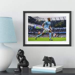 Harland Dinding 23 Years Manchester City Team Player Photo Frame Wall Football Fans Home Gifts Sports Store Prizes