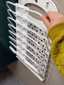 Punch‑Free Foldable Wall Mount Laundry Basket Hanging Dirty Clothes Hamper for Bathroom Laundry Room Home Storage