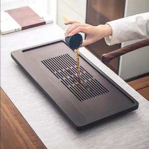 Bamboo Drainable Small Tea Tray