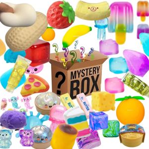 Mysterious surprise blind box cute building blocks block decompression kneading music stress relief and soothing toys