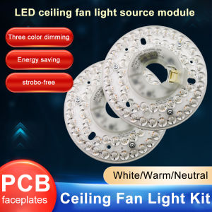 LED Ring Panel Circle Light AC 110V/220V 15/18/24W Replacement Round Ceiling Board Circular Lamp Board Ceiling Fan LED Module