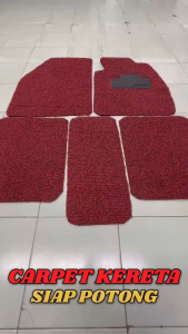 HONDA CITY (2008-2013) CARPET 5pcs(set) 12MM/18MM OEM Precut Customized Coil Nail PVC Mat Siap Potong Full Set Karpet City Carpet