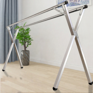 Stainless Adjustable Indoor Outdoor Double Rod Clothes Rack