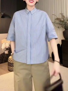 UYFY | Plus Size Womens Fashionable Lightweight Loose Shirt Summer New Style Slimming Age-Defying High-End Feeling Top