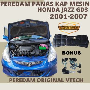 peredam panas dan suara kap mesin mobil HONDA JAZZ GD3 2001-2007