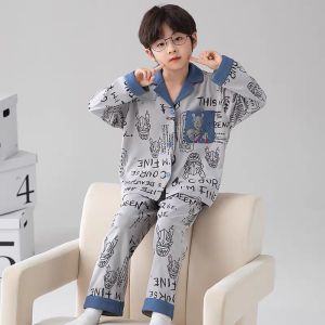XINQIGUO | Cotton Childrens Sleepwear Long Sleeve Set