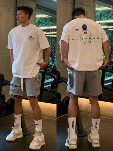 Extra Large Mens T-Shirt 300 Pounds Street Style Pure Cotton Summer Short Sleeve Casual Top Breathable Comfortable Loose Fit