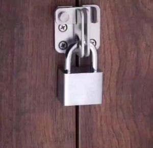 GRENDEL PINTU GESER STAINLESS / SLOT KUNCI PINTU GESER / CANTOLAN GERENDEL GEMBOK PINTU SLIDING DOOR