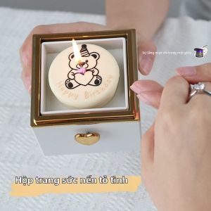 LAIZIXINGXINGDELIPIN | Hộp Đựng Trang Sức Quay Ý Nghĩa Sinh Nhật