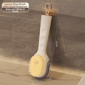 MIVOFIVO | Soft Bristles Shoe Brush For Shoes and Clothing Cleaning