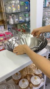 Stainless Steel Deep Wok / Kuali Stainless Steel Dalam Induction / Kuali Wok / Periuk Kuali / Periuk Stainless Steel