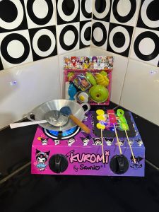 Kompor Mainan Anak KUROMI / Mainan Anak Perempuan Set Kitchen
