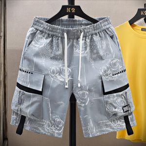 Quần Short Công Sở Nam Mùa Hè 2025 Quần Dài Năm Điểm Rộng Rãi Quần Dài Thường Ngày Ống Đứng Bãi Biển Thời Trang Mùa Hè